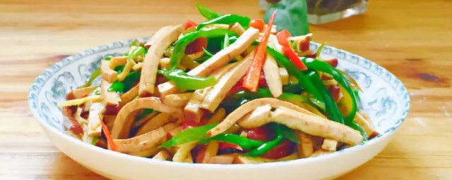 拌白豆干怎么做 制作拌白豆干的办法