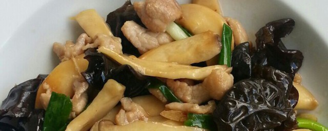 木耳蘑菇滑肉片怎样做 木耳蘑菇滑肉片的具体做法