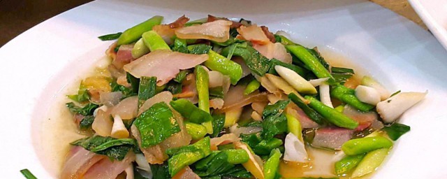 咸肉大蒜怎样做 咸肉大蒜的做法