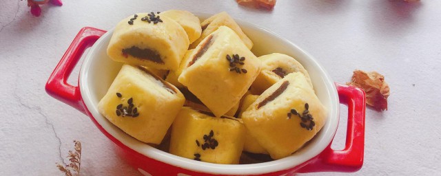 一口豆沙酥的做法 一口豆沙酥怎样做