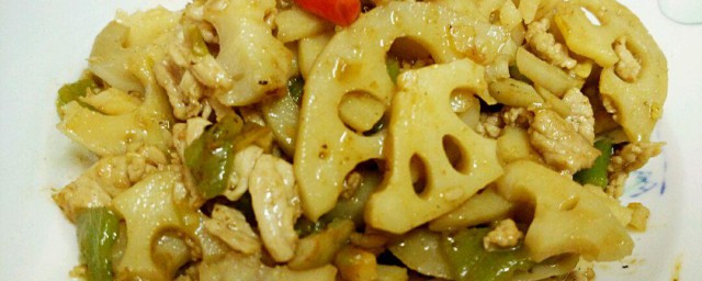 爽脆藕片炒肉丝如何做 爽脆藕片炒肉丝的做法介绍