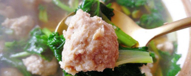 苔菜粉条肉丸煲怎样做 家常苔菜粉条肉丸煲的做法