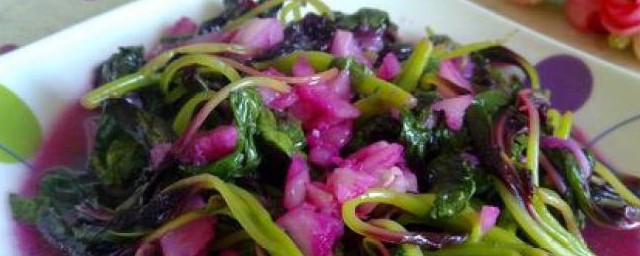 蒜香红苋菜怎样做 蒜香红苋菜的烹饪技巧