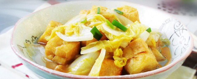 脂渣炖白菜豆腐怎样做 怎样做脂渣炖白菜豆腐