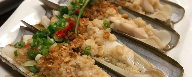 蒜茸蒸大竹蛏怎样做 制作蒜茸蒸大竹蛏的技巧