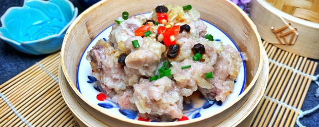 豉汁蒸排骨怎样做好吃 豉汁蒸排骨做法简介