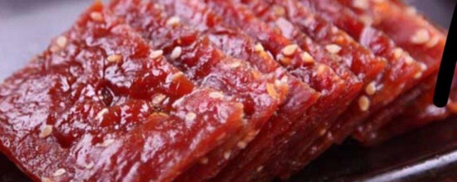 猪肉脯的家常做法 怎样制作猪肉脯
