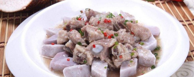 排骨食谱的家常做法 芋头蒸排骨的做法