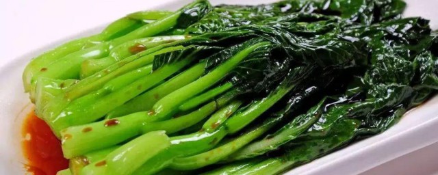 白灼菜心怎样做好吃 简介白灼菜心怎样做好吃