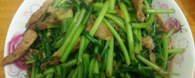 蒿子杆炒肉丝怎样做 怎样做蒿子杆炒肉丝