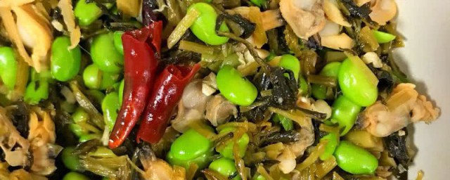 萝卜干毛豆咸菜怎样做 萝卜干毛豆咸菜的做法