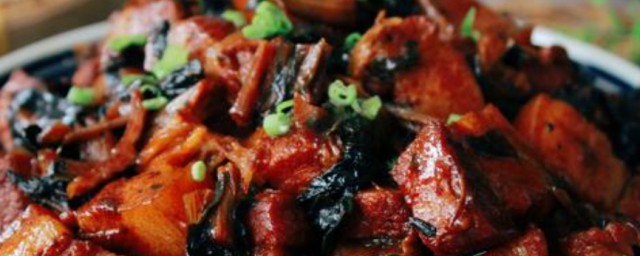 霉干菜烧肉怎样做 霉干菜烧肉的做法