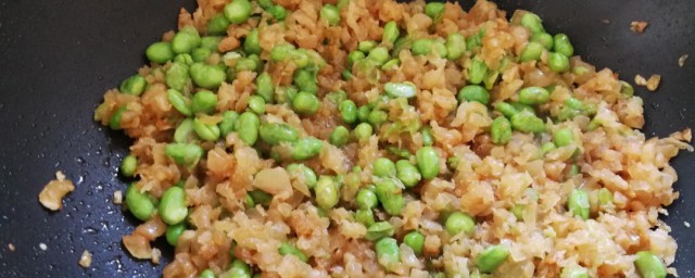 脆皮萝卜干炒毛豆怎样做 脆皮萝卜干炒毛豆做法