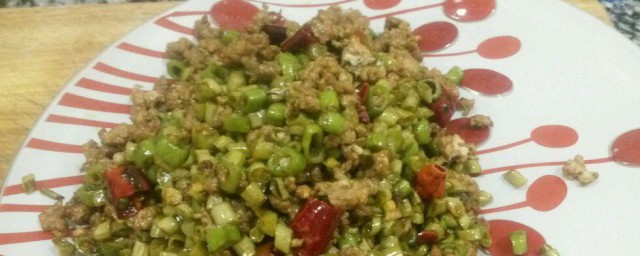 烂肉泡豇豆的做法 怎样做烂肉泡豇豆