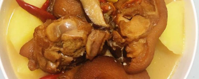 牛肉猪蹄炖土豆的做法 如何做牛肉猪蹄炖土豆