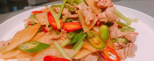 酸萝卜炒肉片怎样做 酸萝卜炒肉片做法简介