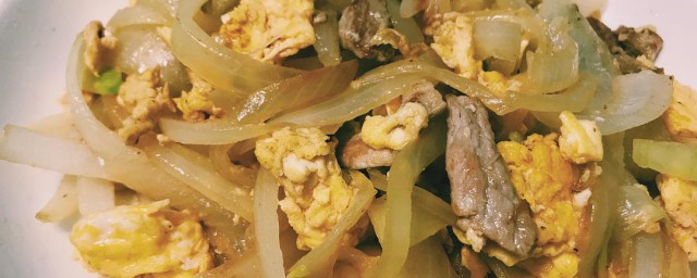 肉丝炒蛋怎样做 肉丝炒蛋的做法简介