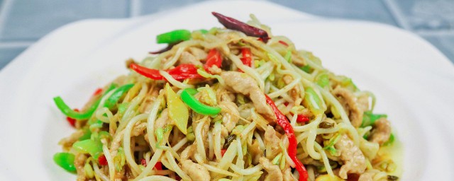 干丝炒豆芽怎样做 干丝炒豆芽怎怎样做