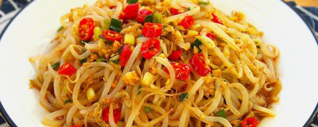 清爽凉拌黄豆芽如何做 制作凉拌黄豆芽