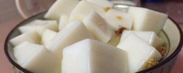 桂花杏仁豆腐如何做 桂花杏仁豆腐的做法