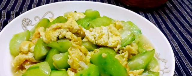 丝瓜炒蛋怎样做 丝瓜炒蛋的做法