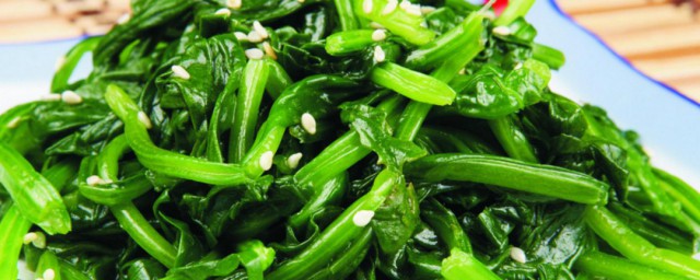 凉拌菠菜如何做 家常菜凉拌菠菜的做法