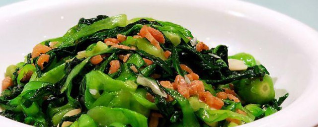 虾米煮菜心怎样做 虾米煮菜心的做法简介