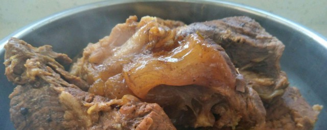 清真酱牛肉咋做 清真酱牛肉的基本做法