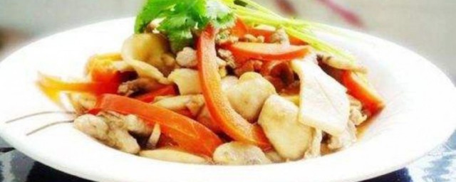 蘑菇烩肉片怎么做 家常菜蘑菇烩肉片的做法