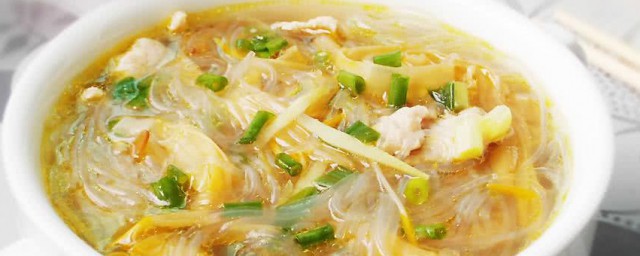 肉片粉丝汤如何做 肉片粉丝汤怎么做