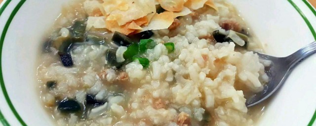 姜丝皮蛋瘦肉粥怎样做 姜丝皮蛋瘦肉粥做法