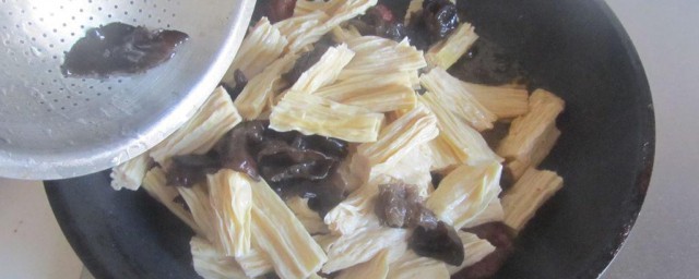 腐竹炒腊肉怎么做 腐竹炒腊肉做法