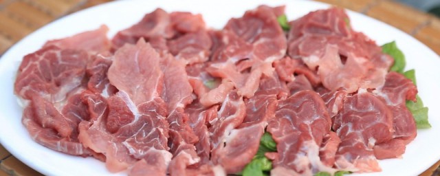 驴肉切成片怎样做 驴肉切片的做法