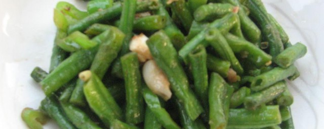 白豇豆素炒怎样做 白豇豆素炒的做法
