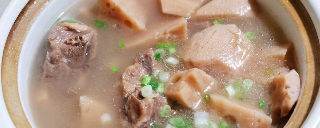 莲藕排骨汤怎样做好吃 莲藕排骨汤的做法