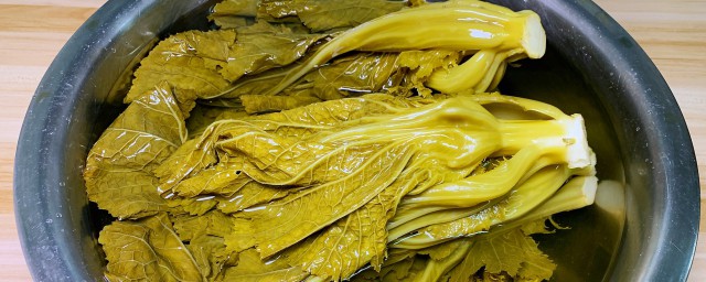 快速酸芥菜腌制要领 酸芥菜的腌制方式