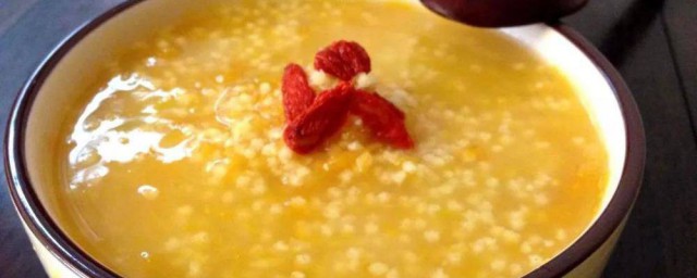 小米南瓜粥的做法 小米南瓜粥怎样做
