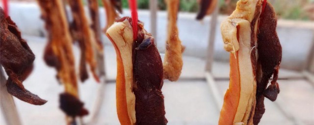 风干腊肉腌制要领 风干腊肉做法
