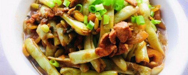 瘦肉豆角如何弄 瘦肉炖豆角要领