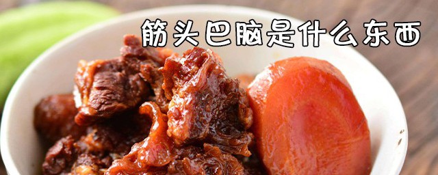筋头巴脑是什么东西 筋头巴脑是什么