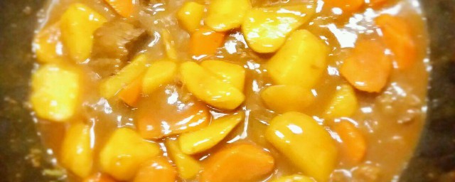 咖喱牛肉的家常做法 咖喱牛肉的制作次序