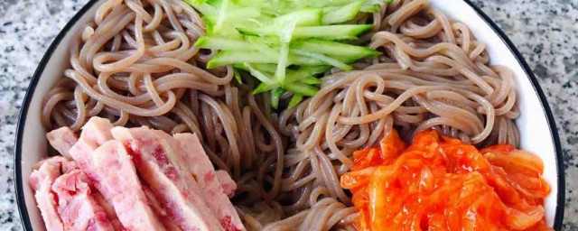 荞麦冷面的家常做法 荞麦冷面做法