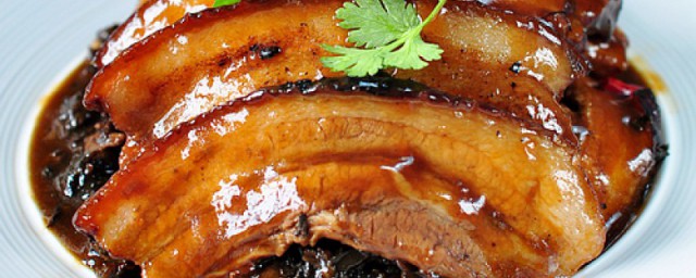 梅菜扣肉做法 梅菜扣肉做法次序