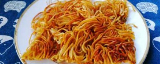 小零食之干脆面 小零食之干脆面做法介绍