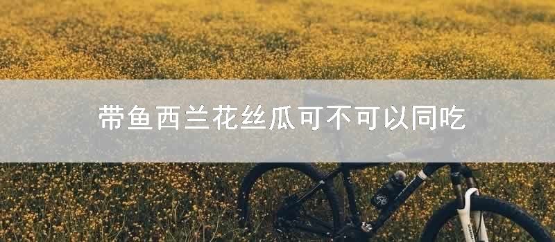 带鱼西兰花丝瓜可不可以同吃