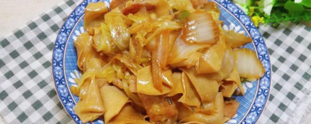 白菜干豆腐怎么做 做白菜炒干豆腐的步骤