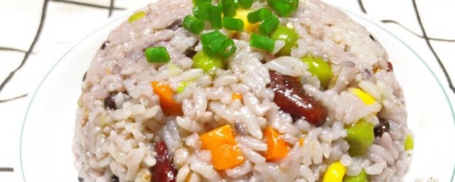 红豆五谷饭做法次序 红豆五谷饭简单做法