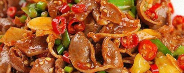 辣椒炒鸡杂次序 辣椒炒鸡杂的做法