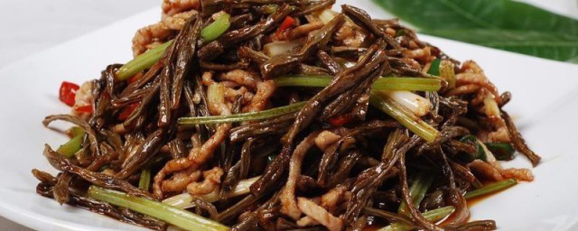 炒干豆角的技巧 炒干豆角次序