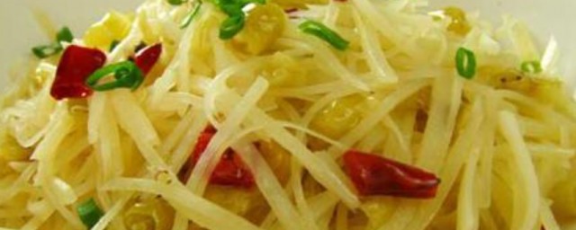 蒜香土豆丝的做法 蒜香土豆丝如何做好吃